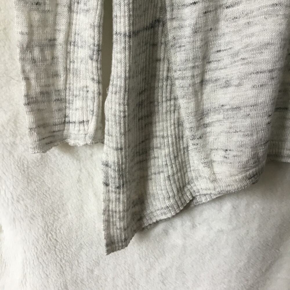 Lou & Grey Light Gray Ribside Boatneck Sweater Top - Picture 6 of 16